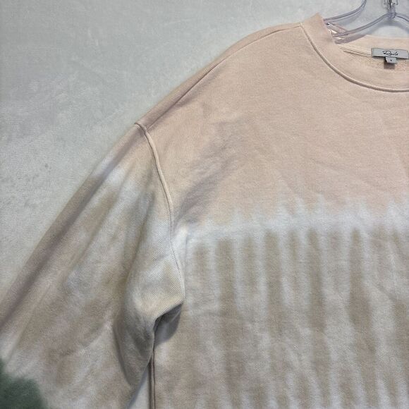 Rails Women's Reeves Sherbert Tie Dye Terry Sweatshirt Raw Hem Size Small - Picture 2 of 15